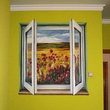Ventana amapolas.  project by Garabato - 03.28.2011