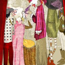 Cartel de Carnaval 2011 - propuesta. Traditional illustration project by Isabel Cabello Studio - 03.30.2011
