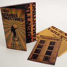 Folleto Grandes Directores. Design project by Alberto García González - 04.08.2011