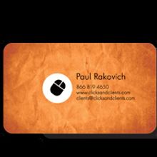 Tarjeta para Clicks and clients. Projekt z dziedziny Design użytkownika Daniel Martínez - 09.04.2011