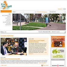 Eix Maragall . % Cristóbal Zaragoza Linares tarafından hazırlanan Tasarım, Programlama, Ve BT projesi - 04.11.2011