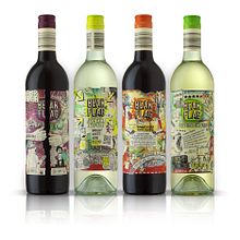 Bear Flag Wines. Design, and Traditional illustration project by Eduardo Bertone - 10.17.2013