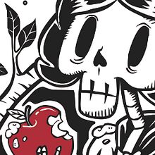 Skull Princess. Snow White.. Un proyecto de Diseño e Ilustración tradicional de Soledad Vázquez Sutilo - 20.04.2011