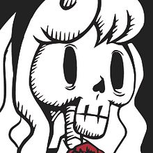 Skull Princess. Aurora.. Un proyecto de Diseño e Ilustración tradicional de Soledad Vázquez Sutilo - 20.04.2011