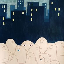 En la ciudad.... en muchos lugares.... Een project van Traditionele illustratie van Helena Frías Peña - 28.04.2011