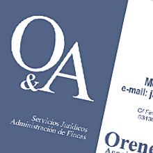 Imagen Corporativa Administración de fincas: Orenes & Avila . % Benjamín Beviá tarafından hazırlanan Tasarım, Ve Reklamcılık projesi - 05.11.2011