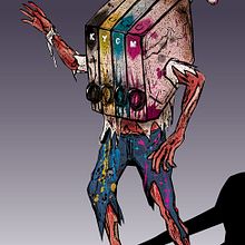 cartucho zombie. Traditional illustration, and Advertising project by Alfredo Polanszky - 05.14.2011