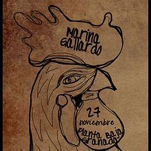 Cartel Gallo. Projekt z dziedziny Design,  Motion graphics, Trad, c i jna ilustracja użytkownika Marina Gallardo - 16.05.2011