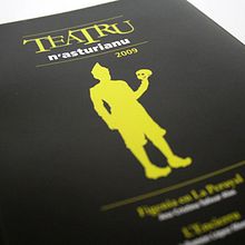 Teatru n'asturianu. Editorial Design, Graphic Design, and Traditional illustration project by Think Diseño - 05.22.2011