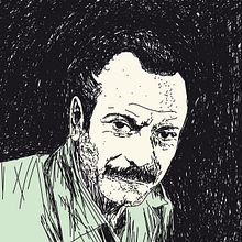 Poetas de la canción. Traditional illustration project by Miguel Sánchez Lindo - 05.25.2011