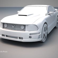 Diseño For Mustand GT. 3D. Design, and 3D project by Juan Pedro GARCIA ROYO - 05.30.2011