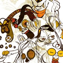 Sociedad. Design, Traditional illustration, and Advertising project by Elvira Rojas - 06.01.2011