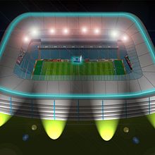 Estadio de football. Un proyecto de Diseño, Ilustración tradicional, Fotografía y Publicidad de Damian Carlos Gerez - 06.06.2011