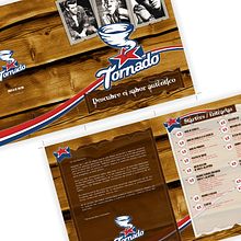 Tornado Bar & Grill Menu. Un progetto di Design di Creamos marcas - 07.06.2011