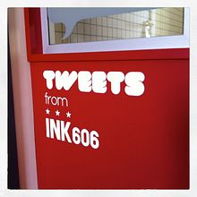 Tweets from INK 606. Design project by Gloria Joven - 06.07.2011
