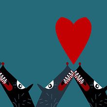 AMORES PERROS. Traditional illustration, and UX / UI project by Carmen Vázquez - 06.13.2011