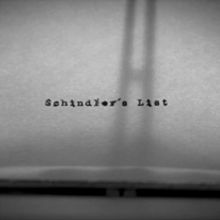 Schindler´s List Title. Motion Graphics, Film, Video, and TV project by Carlos Primo - 06.22.2011