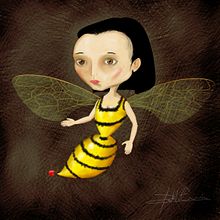 Illustration - Odd Girls. Traditional illustration project by Pablo Eirín Rodríguez - 08.12.2011