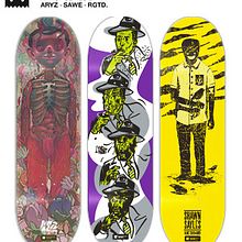 Herokid Skateboards. Design, Traditional illustration, Programming, 3D, and Photograph project by SCAR Studio - 06.27.2011