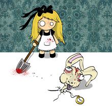 Alice. Traditional illustration project by juno_laparra - 07.06.2011