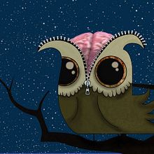 Buho. Traditional illustration project by juno_laparra - 07.06.2011
