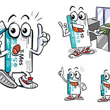 Mascota TRAM (tranvía de Barcelona). Un progetto di Illustrazione tradizionale di Josep Giró - 12.07.2011