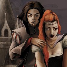 La Bella Durmiente. Ilustração tradicional projeto de Viena Bantulà - 09.04.2012