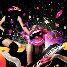 Music Juice. Design, Traditional illustration, 3D, Photograph, Music, and Advertising project by Gaston Charles - 07.14.2011