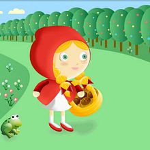 Cuento infantil interactivo "Caperucita Roja". Projekt z dziedziny Design, UX / UI, Programowanie, Trad, c i jna ilustracja użytkownika Cristina Rodríguez Gallego - 15.07.2011