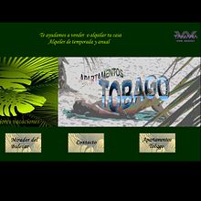 Sitio web de Apartamentos Tobago Ein Projekt aus dem Bereich Design, Motion Graphics, Traditionelle Illustration, Kino, Video und TV, Programmierung, 3D, UX / UI, Informatik, Fotografie, Musik und Werbung von Diego Gavilán Martín - 03.08.2011