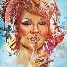 Rihanna, my angel. Traditional illustration project by Xavier Gironès - 08.08.2011