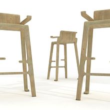 3D - Taburete VÉRTIGO. Design, Motion Graphics, Traditional illustration, 3D, and Photograph project by Cocoonlab Design Studio - 08.10.2011