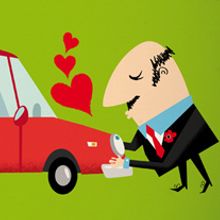 I LOVE MY CAR. Design, Ilustração tradicional, e Publicidade projeto de Lo V-E - 12.08.2011