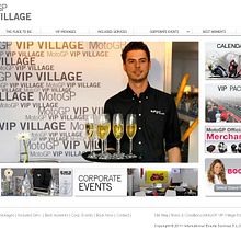 Vip Village - Moto GP. Design, UX / UI, and Advertising project by Montse Álvarez - 08.12.2011
