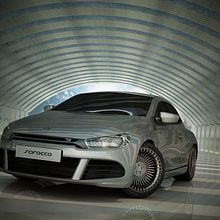 Volkswagen Scirocco 3D. Design, and 3D project by Jose Luis Rioja - 08.16.2011