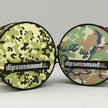 dipsumsound (logo+applications). Design, 3D & IT project by Dennis Veiga - 08.24.2011