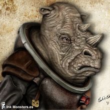 Judoon Dr Who. Un proyecto de Ilustración tradicional de Martin Echeverria Correa - 26.08.2011