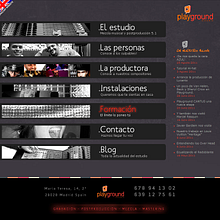 Playground Estudio. Een project van  Ontwerp y Programmeren van Alberto Téllez - 29.08.2011