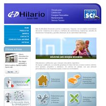 Web corporativa Hilario Climatización. Un proyecto de Programación de Joaquín Palazón Villena - 29.08.2011