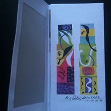 Folleto - Matisse -. Design project by Zaira Serrano Huergo - 08.30.2011