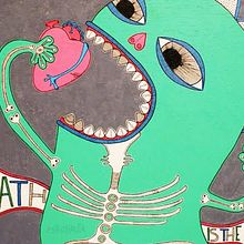 "Death is the end". Traditional illustration project by Psikonauta - 09.01.2011