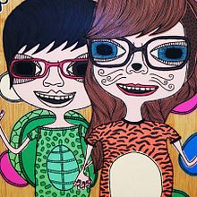 "Bailad como animales". Traditional illustration project by Psikonauta - 09.01.2011