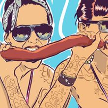 ¿Do you know chorizo?. Design, and Traditional illustration project by Joel Abad - 09.06.2011