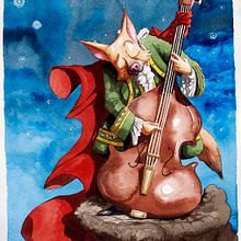 Músicos . % José Luis Ocaña Martínez tarafından hazırlanan Tasarım, Geleneksel illüstras, Ve on projesi - 09.08.2011