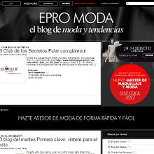 Epro Moda - El blog de moda y tendencias. Programming project by Francisco Javier Martínez Pardillo - 09.17.2011
