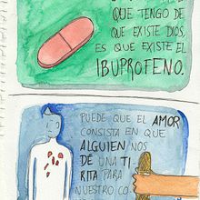 El ibuprofeno. Traditional illustration project by Javier García-Villaraco - 09.21.2011