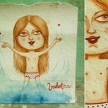 WaterDolls. Traditional illustration project by Francina Ruana Martinez - 09.21.2011