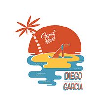 Diego Garcia island. Design, and Traditional illustration project by Jose Miguel Méndez Cristina - 09.22.2011