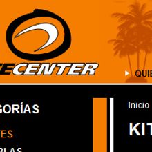 Website Shop online Kitecenter.es. Design, Programming, UX / UI, IT, and Advertising project by Julien Bonomo - 09.23.2011