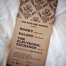 Les Nits del Rouge. Graphic Design, and Events project by Patricia Ros - 09.24.2011